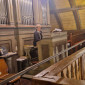 Petra Röhrig an der Orgel