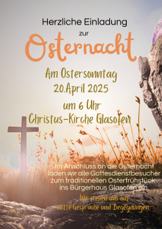 Osternacht 2025 in Glasofen