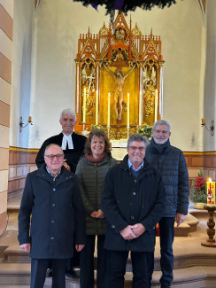 Scheidende Kirchenvorstände KG Michelrieth
